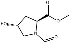 L-Proline, 1-formyl-4-hydroxy-, methyl ester, trans- (9CI) 结构式