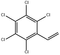 2,3,4,5,6-PENTACHLOROSTYRENE Struktur
