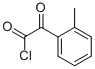 Benzeneacetyl chloride, 2-methyl-alpha-oxo- (9CI) 化学構造式