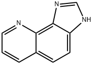 1H-Imidazo[4,5-h]quinoline(9CI) Struktur
