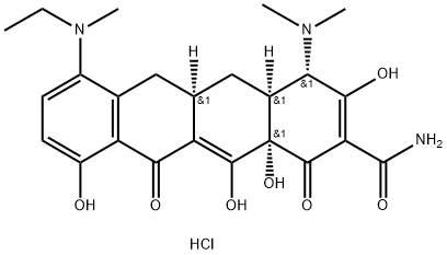 7-EthylMethylaMino Sancycline Hydrochloride|(4S,4AS,5AR,12AS)-4-(二甲基氨基)-7-(乙基(甲基)氨基)-3,10,12,12A-四羟基-1,11-二氧代-1,4,4A,5,5A,6,11,12A-八氢并四苯-2-甲酰胺盐酸盐