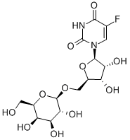 5-Fluorouridine-5'-O-b-D-galactopyranoside Struktur