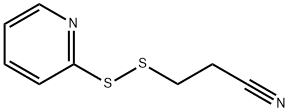 Propanenitrile, 3-(2-pyridinyldithio)- (9CI) 结构式