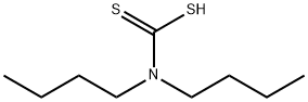 Dibutyldithiocarbamic acid Struktur