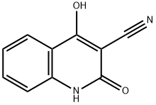2,4-二羟基喹啉-3-甲腈, 15000-43-8, 结构式
