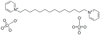 二高氯酸十四亚甲基二吡啶盐,15001-42-0,结构式