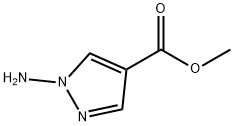 1-氨基-1H-吡唑-4-甲酸甲酯,150017-46-2,结构式