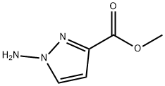 1H-Pyrazole-3-carboxylicacid,1-amino-,methylester(9CI) Struktur