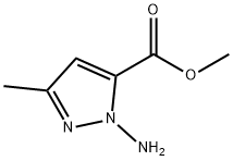 1H-Pyrazole-5-carboxylicacid,1-amino-3-methyl-,methylester(9CI) 结构式