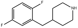 4-(2,5-DIFLUOROBENZYL)PIPERIDINE Struktur