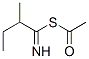 ethyl S-acetylpropionthioimidate 化学構造式