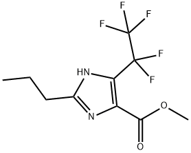 METHYL 5-PENTAFLUOROETHYL-2-PROPYLIMIDAZOLE-4-CARBOXYLATE|