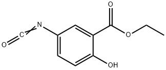 Benzoic acid, 2-hydroxy-5-isocyanato-, ethyl ester (9CI)|