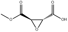 2,3-Oxiranedicarboxylicacid,monomethylester,(2R,3R)-(9CI) Structure