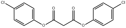 BIS-(4-CHLOROPHENYL) MALONATE Struktur