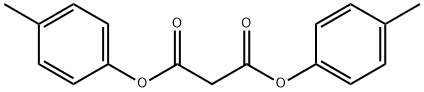 BIS-(4-METHYLPHENYL) MALONATE Struktur