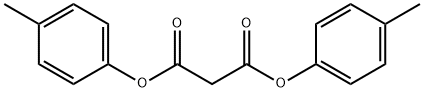 BIS-(4-METHYLPHENYL) MALONATE Structure