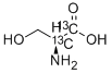 L-SERINE-1,2-13C2 Structure