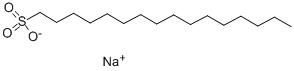十六烷基磺酸钠单水合物,15015-81-3,结构式