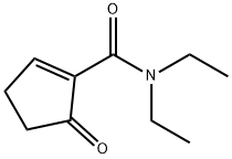 1-Cyclopentene-1-carboxamide,  N,N-diethyl-5-oxo- 化学構造式
