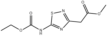 5-[(乙氧基羰基)氨基]-1,2,4-三唑-3-乙酸甲酯, 150215-07-9, 结构式