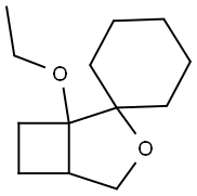 Spiro[cyclohexane-1,2-[3]oxabicyclo[3.2.0]heptane], 1-ethoxy- (9CI) 结构式