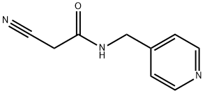 2-cyano-N-(pyridin-4-ylmethyl)acetamide 化学構造式