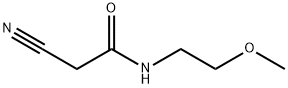 2-CYANO-N-(2-METHOXY-ETHYL)-ACETAMIDE Struktur