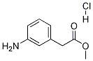 2-(3-アミノフェニル)酢酸メチル塩酸塩 化学構造式