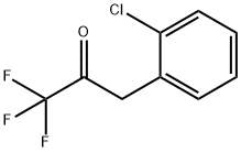 3-(2-氯苯基)-1,1,1-三氟丙烷-2-酮, 150322-79-5, 结构式