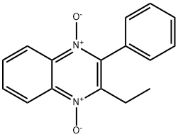 2-エチル-3-フェニルキノキサリン1,4-ジオキシド 化学構造式