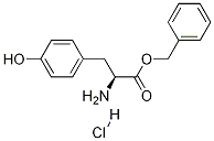 L-Tyrosine, phenylMethyl ester, hydrochloride Struktur