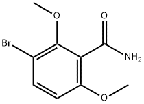 3-BROMO-2,6-DIMETHOXYBENZAMIDE,150351-43-2,结构式