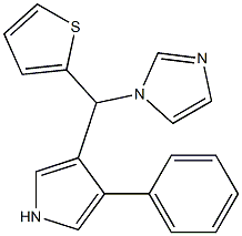 2-Thienyl-1H-imidazol-1-yl-4-phenyl-1H-pyrrol-3-ylmethane Structure