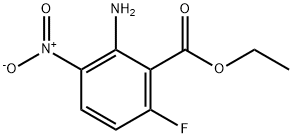 2-AMINO-6-FLUORO-3-NITROBENZOIC ACID ETHYL ESTER
