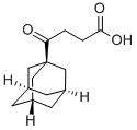 gamma-Oxo-1-adamantanebutyric acid Struktur