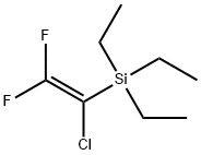 1-Chloro-2,2-difluoroethenyl-triethylsilane,15038-82-1,结构式