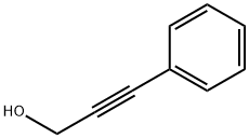 3-フェニル-2-プロピン-1-オール 化学構造式