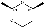 2α,4α-ジメチル-1,3-ジオキサン 化学構造式