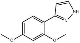 3-(2,4-DIMETHOXYPHENYL)-1H-PYRAZOLE Structure
