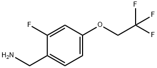 2-Fluoro-4-(2,2,2-trifluoroethoxy)benzylamine 化学構造式