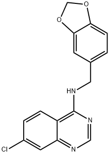 N-(1,3-벤조디옥솔-5-일메틸)-7-클로로-4-퀴나졸린아민
