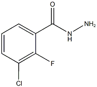 3-chloro-2-fluorobenzohydrazide Structure