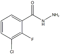 3-氯-2-氟苯甲酰肼 结构式