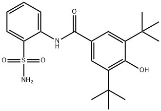 150457-37-7 3,5-bis-(1,1-dimethylethyl)-4-hydroxy-N-(2-sulfamoylphenyl)benzamide