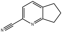 6,7-DIHYDRO-5H-CYCLOPENTA[B]PYRIDINE-2-CARBONITRILE 结构式