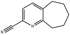 6,7,8,9-TETRAHYDRO-5H-CYCLOHEPTA[B]PYRIDINE-2-CARBONITRILE 化学構造式