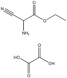 2-氨基-2-氰基乙酸乙酯草酸乙酯, 150464-08-7, 结构式