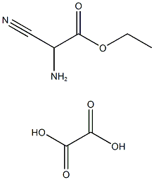 2-氨基-2-氰基乙酸乙酯草酸乙酯,150464-08-7,结构式