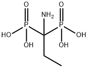 (1-氨基丙烷-1,1-二基)二膦酸,15049-86-2,结构式